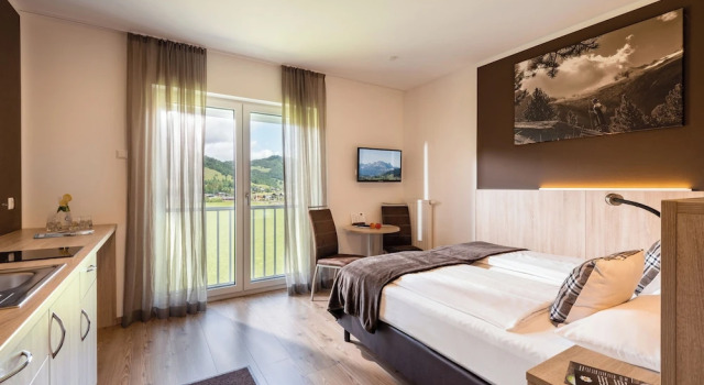Номер Comfort c 1 комнатой с видом на горы Fairhotel Hochfilzen B&B