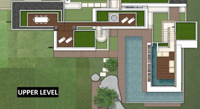 Вилла с 4 комнатами с видом на море Villa Hin