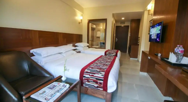 Семейный номер Standard с балконом Hotel Haven O Ganga
