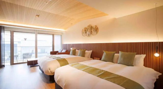 Номер Deluxe с сауной Gion Elite Terrace