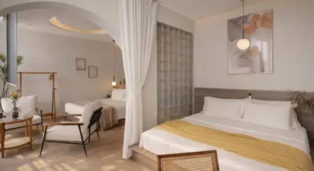 Четырёхместный семейный люкс Dali • Datang | EARTHGAZE • STARSPANNNG | 180° Sea View Guesthouse (Caicun Wharf Branch)