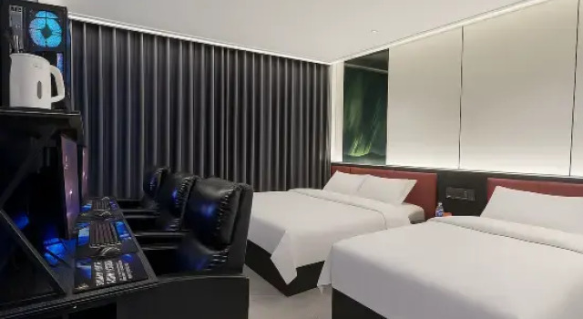 Кровать в общем номере Jinzhai Nato Aitu Hotel