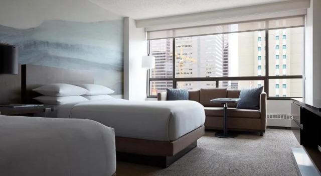 Standard Vierer Zimmer Calgary Marriott Downtown Hotel