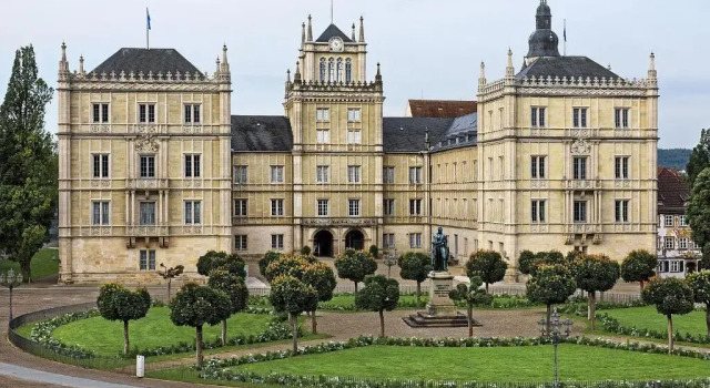 Апартаменты с видом на сад Gästehaus Rendezvous am Schlossplatz
