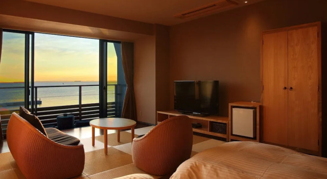 Номер Standard Beachside Onsen Resort Umi