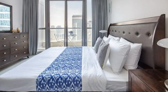 Panoramic 1BR Apartment In Dubai Marina, Забронировать Апартаменты/квартира Апартаменты Эмирата Дубая, рядом с Dubai Marina Yacht Club, Апартаменты/квартира