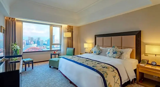 Люкс Deluxe с красивым видом из окна Haiyun Jin Jiang Internatonal Hotel