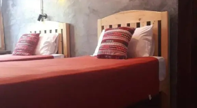 Кровать в общем номере (мужской номер) Baan Chiang Mai Hostel