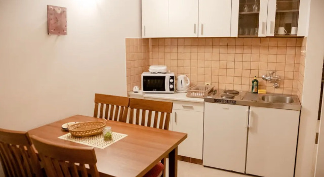 Студия с красивым видом из окна Bivalvia Apartments