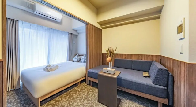 Трёхместный номер Standard с балконом Apartment Hotel 11 Higashi Umeda