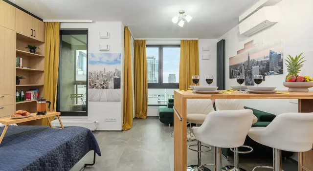 Lumina 15th Floor Apartment in Warsaw, Забронировать Апартаменты/квартира Варшава Мазовецкое воеводство, рядом с Конференц-центр Рондо Один