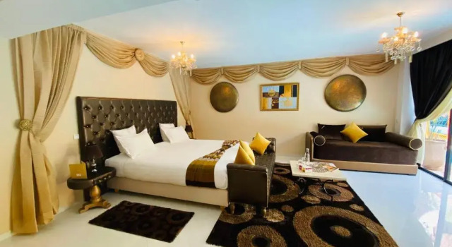 Apartmá a výhledem na bazén Eden Lodges & Spa -Boutique Hôtel de Luxe
