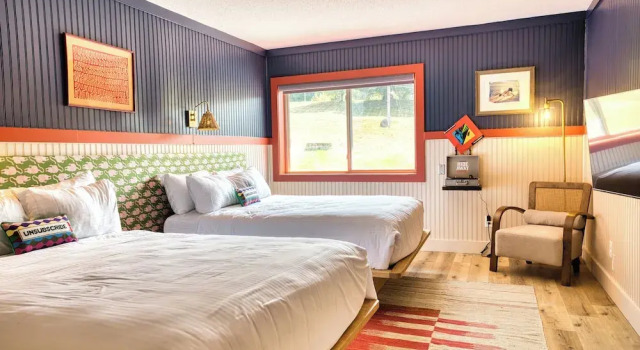Четырёхместный номер Deluxe Hideaway Inn Mt Sunapee
