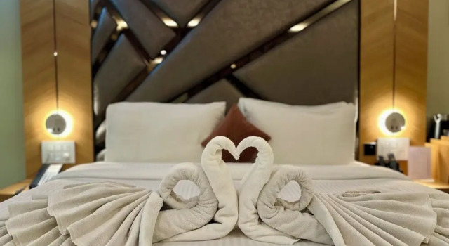 Premier double chambre 2 chambres Vue sur la ville Hotel Imperial Inn