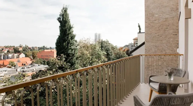 Двухместный номер Standard с балконом и с видом на город Boutique Hotel HOH