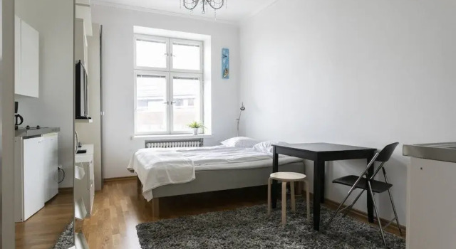 2ndhomes Bright Top Floor Studio in Fredrikinkatu