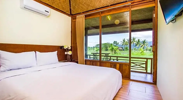 Standard Doppel Zimmer mit Bergblick Puri Menoreh Hotel and Restaurant Borobudur