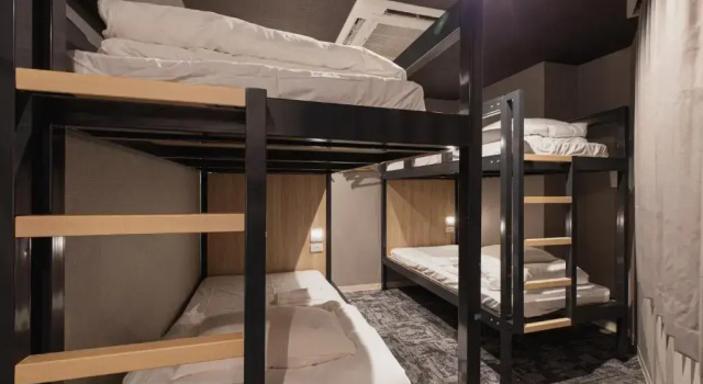 Четырёхместный номер Mash Cafe & Bed NAGANO