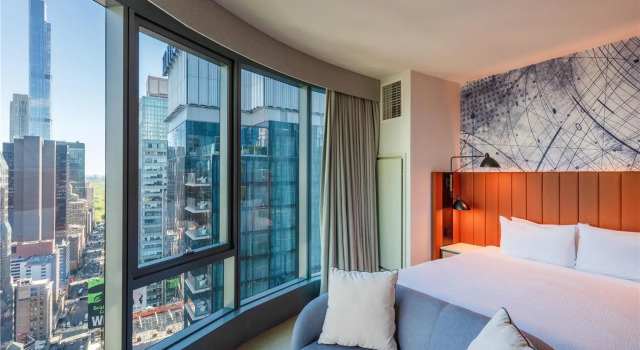 Двухместный номер Corner Panoramic Times Square View Tempo By Hilton New York Times Square
