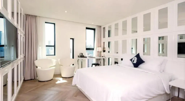 Двухместный номер Deluxe Hotel The Designers LYJ Gangnam Premier