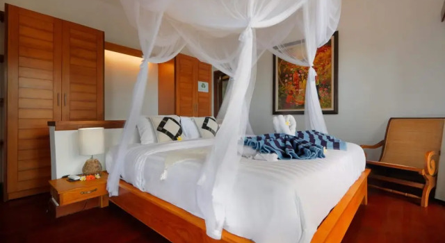 2 BR Villa With Fantastic Ocean View, Lovina With Staff, Rezervovat Vila Chaty v Bali, Chalupa