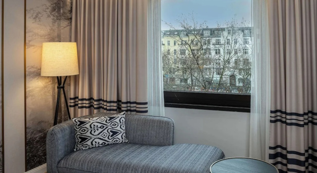 Guest Twin room with park view Steigenberger Hotel Berlin