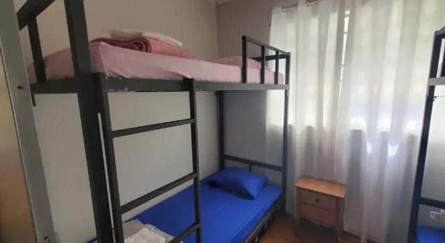 Кровать в общем номере Hostel Bauru