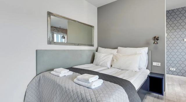 Двухместные апартаменты Comfort с балконом Aura Island Riverside by Downtown Apartments