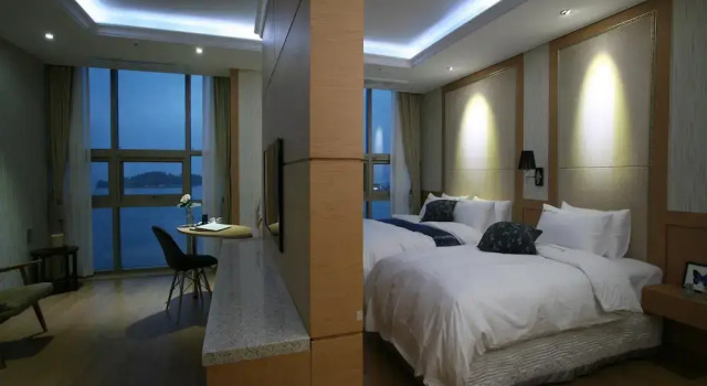 Двухместный номер Premier с видом на океан Benikea Hotel Yeosu