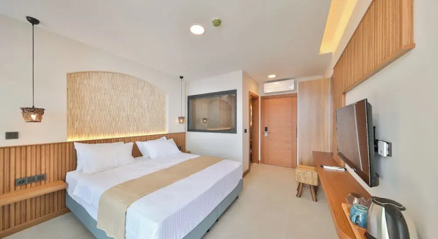 Двухместный номер Deluxe с видом на море Lyxos Hotel