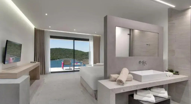 Двухместный номер Deluxe с балконом и с видом на море Sivota Deamaris Luxury Boutique Hotel