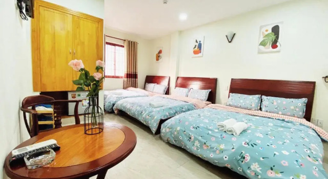 Кровать в общем номере Hệ thống MylaHome - Chi nhánh Ks Kim Châu