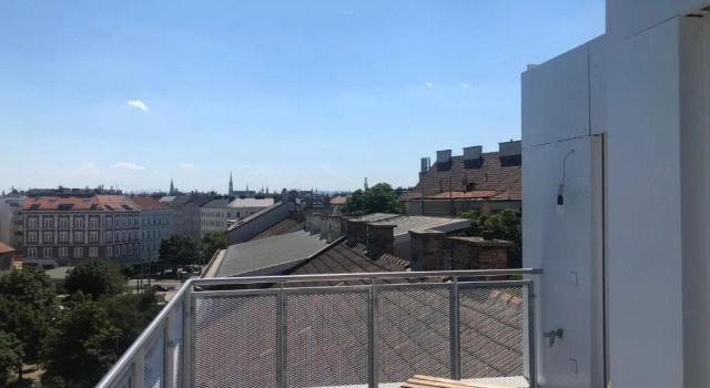Апартаменты Augartenblick Penthauscombo 15/16 - Blick zum Riesenrad