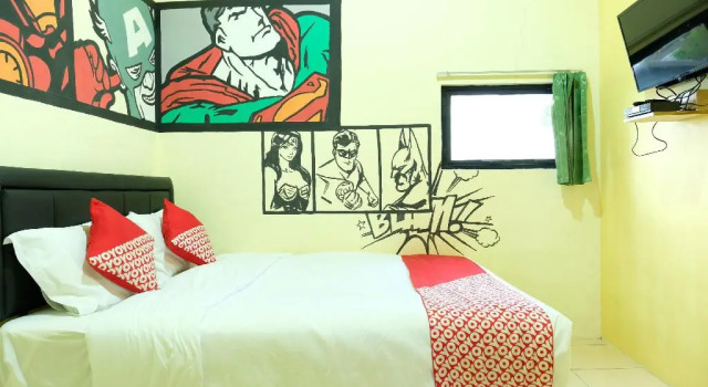 Номер Deluxe OYO 1853 Guest House D'makmoer