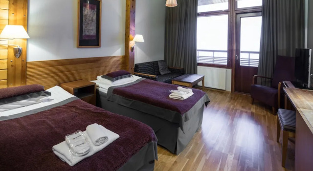 Двухместный номер Superior с балконом и с видом на горы Lapland Hotels Saaga