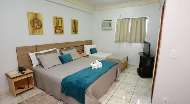 Трёхместный номер Deluxe Havana Palace Hotel I Uberaba