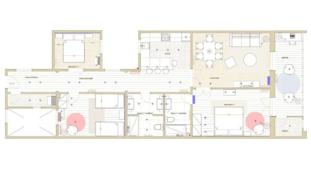 Апартаменты с 3 комнатами Weflating City Center
