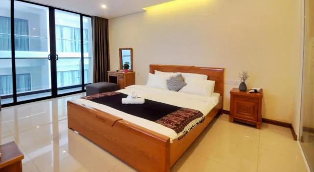 Апартаменты семейные c 1 комнатой с балконом Holi Beach Hotel & Apartments