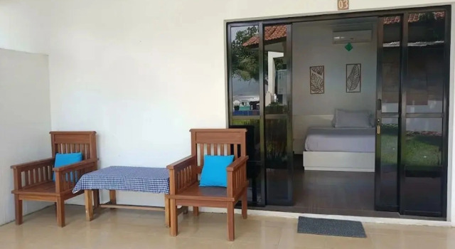 Klasický Dvoulůžkový s manželskou postelí pokoj s balkonem a pobřeží La Plage Beach Club
