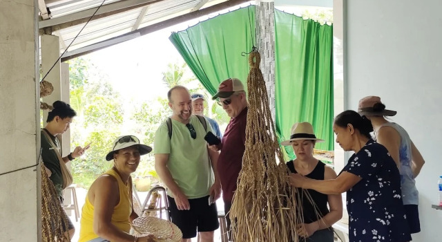 Четырёхместный номер Standard с видом на сад Mekong Ecolodge