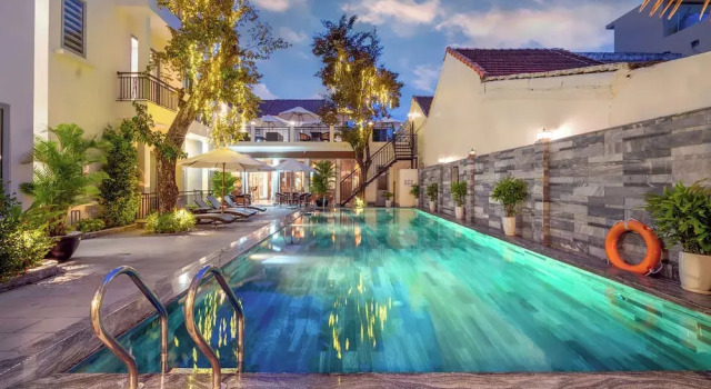 Апартаменты с 2 комнатами с видом на бассейн Full Moon Apartments & Villa - Hoi An