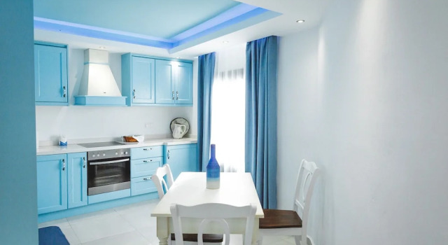 Двухместные апартаменты Deluxe с балконом и с видом на горы Theoxenia Kasos Luxury Apartments