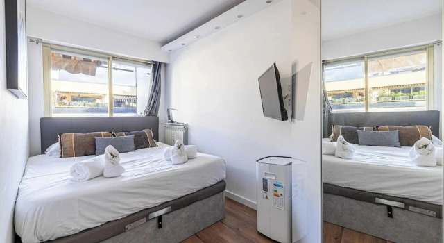 Apt With Terrace and sea View, 2min From the Beach, Забронировать Апартаменты/квартира Антиб Приморские Альпы, рядом с Дворей собраний Жуан-Ле-Пен