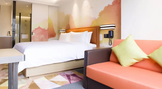 Двухместный номер Deluxe Hampton by Hilton Guilin Lingui