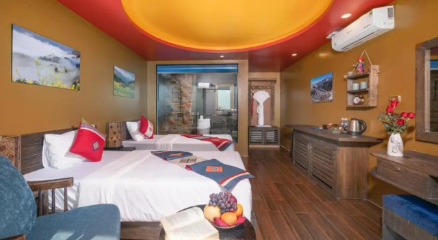 Трёхместный номер Standard с видом на горы The Mong Village Resort & Spa