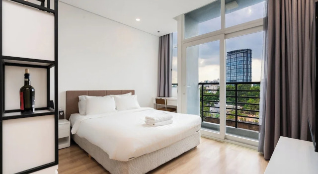 Двухместные апартаменты Luxury с видом на город VAH Ben Thanh Tower - Saigon Central
