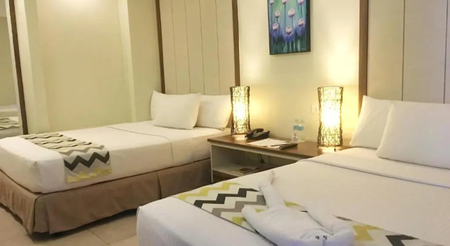 O podwyższonym standardzie dwuosobowy pokój Belian Hotel