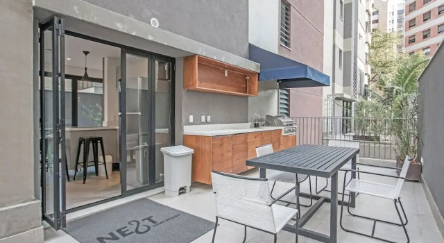 Студия Deluxe Next Home Design by Viva - Apartamentos em prédio próximo ao Parque do Ibirapuera