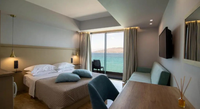 Трёхместный номер Standard с видом на море Aianteion Bay Luxury Hotel & Suites