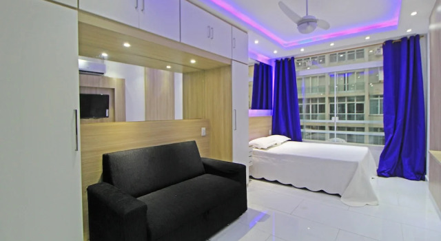 Rio Rentals 021- C037 Studio com vista mar
